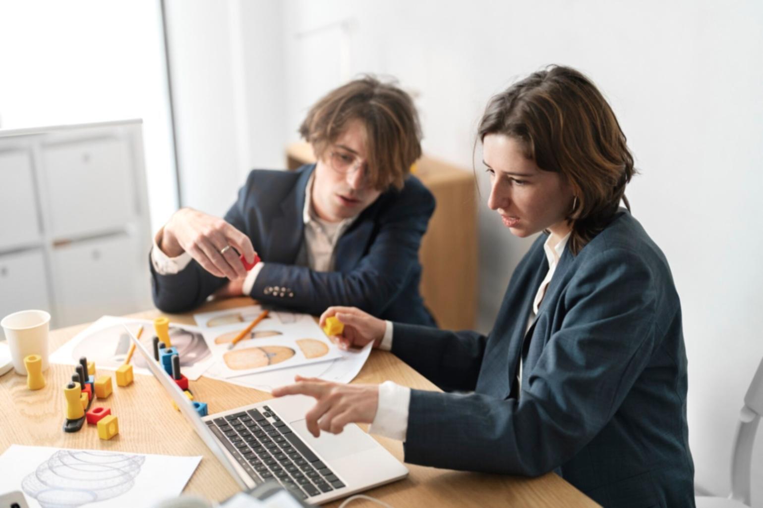 Financial planning session with budget documentation